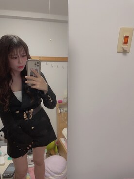 「SHEIN」｜まつもこ🐧さん（レディース・157cm・10代）の春コーディネート