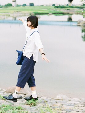 「FADGE」｜彩雪さん（レディース・168cm）の秋コーディネート