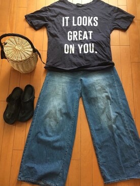 「アイテム（ヘアアクセサリー）」を使った、junjunさん（レディース・157cm・40代）の夏コーディネート