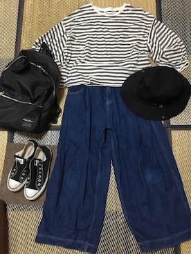 junjunさん（レディース・157cm）の春コーディネート