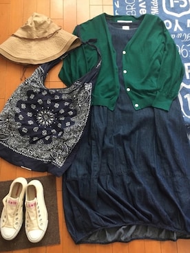 junjunさん（レディース・157cm）の夏コーディネート