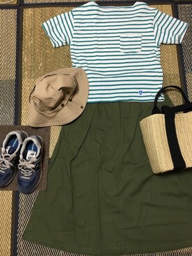 junjunさん（レディース・157cm）の夏コーディネート