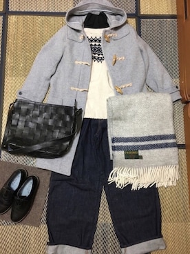 「arbore（アーバー）のアイテム」を使った、junjunさん（レディース・157cm）の冬コーディネート