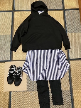 「avecmoi（アヴェクモワ）のアイテム」を使った、junjunさん（レディース・157cm）の冬コーディネート