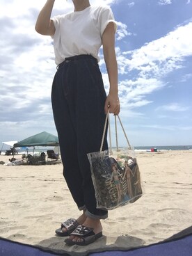 「うみ」｜サオルさん（レディース・153cm）の夏コーディネート