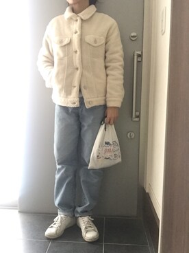 「AVAN LILY（アヴァンリリィ）のアイテム（その他アウター）」を使った、サオルさん（レディース・153cm）の冬コーディネート