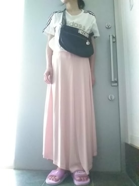 「モスキーノ」｜サオルさん（レディース・153cm）の夏コーディネート