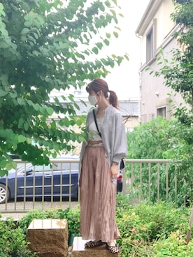 「Daniella&GEMMA（ダニエラアンドジェマ）のアイテム」を使った、kiiさん（レディース・154cm）の夏コーディネート