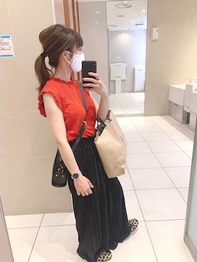 「Daniella&GEMMA（ダニエラアンドジェマ）のアイテム」を使った、kiiさん（レディース・154cm）の夏コーディネート