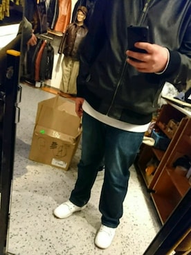 クマさんさん(メンズ・178cm)の冬コーディネート