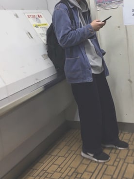 「CONNA DESIGN（コンナデザイン）のアイテム」を使った、そらやさん（メンズ・177cm）の秋コーディネート