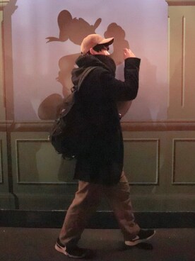 「CONNA DESIGN（コンナデザイン）のアイテム」を使った、そらやさん（メンズ・177cm）の冬コーディネート