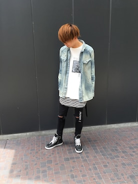 motohisaさん(メンズ・175cm)の春コーディネート