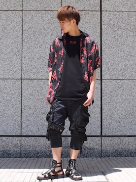 「REPRESENT（リプレゼント）のアイテム（トップス）」を使った、motohisaさん（メンズ・176cm）の春コーディネート