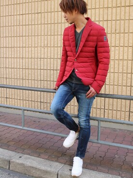 「AKM」｜「アイテム（ジャケット/アウター）」を使った、motohisaさん（メンズ・176cm）の秋コーディネート
