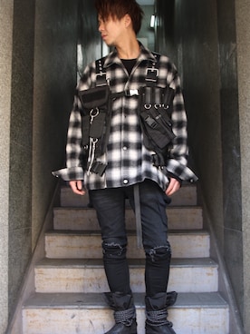 「Stampd' LA(スタンプドエルエー)のアイテム」を使った、motohisaさん(メンズ・176cm)の秋コーディネート