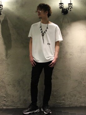 「14th Addiction（フォーティーンスアディクション）のアイテム（アクセサリー）」を使った、motohisaさん（メンズ・176cm）の春コーディネート