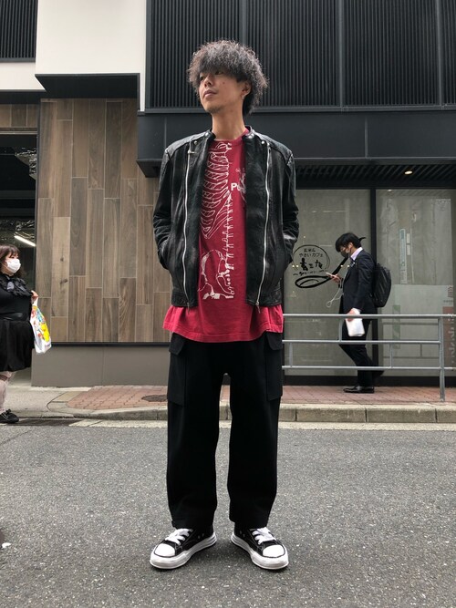 Royal Flash 梅田motohisaさんのライダースジャケットを使ったコーディネート Zozotown
