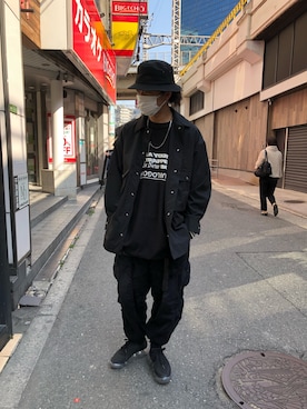 「SUPERTHANKS」｜「アイテム（アクセサリー）」を使った、motohisaさん（メンズ・176cm）の冬コーディネート