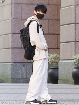 「Adoon plain（アドーンプレーン）のアイテム（パンツ）」を使った、やーこん🦊︎︎︎︎︎︎︎︎︎︎︎︎☑︎さん（メンズ・172cm・20代）の秋コーディネート