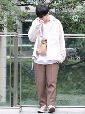 やーこん🦊︎︎︎︎︎︎︎︎︎︎︎︎☑︎さん（メンズ・172cm）の冬コーディネート