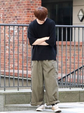 やーこん🦊︎︎︎︎︎︎︎︎︎︎︎︎☑︎さん(メンズ・172cm)の春コーディネート