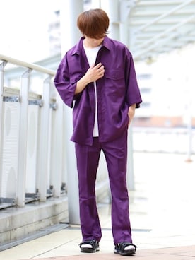 やーこん🦊︎︎︎︎︎︎︎︎︎︎︎︎☑︎さん（メンズ・172cm）の春コーディネート