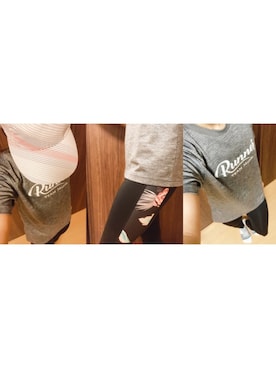 「ASICS（アシックス）のアイテム（帽子）」を使った、mika2784さん（レディース・156cm）の春コーディネート