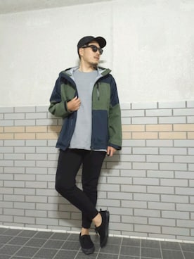 「ワークマン」｜「アイテム（マウンテンパーカー）」を使った、maxis00174さん（メンズ・175cm）の秋コーディネート