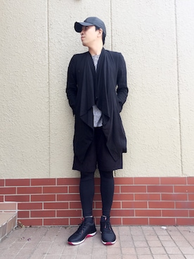 「SCHLUSSEL（シュリセル）のアイテム（その他アウター）」を使った、hirunさん（メンズ・173cm）の春コーディネート