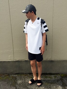 「THEFT（セフト）のアイテム」を使った、hirunさん（メンズ・173cm）の夏コーディネート