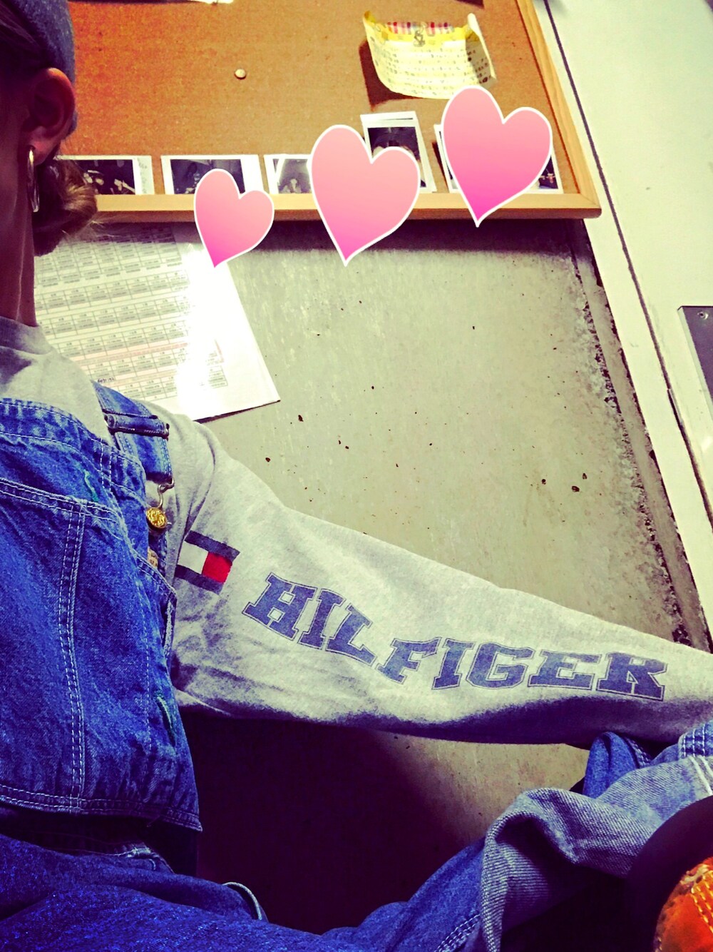 「お仕事コーデ、お仕事スタイル、used、USEDコーデ、古着、古着コーデ」｜「Levi'sのアイテム（サロペット/オーバーオール、ブルー系）」を使った、yucarさん（レディース・150cm）の春コーディネートの1枚目の写真