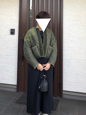 「malla（マーラ）のアイテム」を使った、ぐっさんさん（レディース・166cm）の秋コーディネート