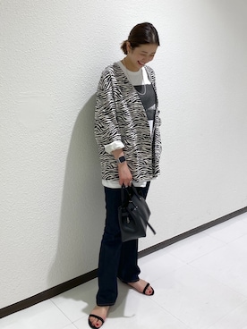 「SHENERY（シーナリー）のアイテム（ブルゾン）」を使った、TSURUGASAKI_163cmさん（レディース・163cm）の春コーディネート