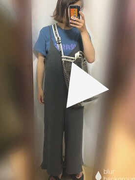 「Omekashi（オメカシ）のアイテム（オールインワン・サロペット）」を使った、てむ✱✱さん（レディース・149cm）の夏コーディネート