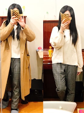 「NEI（ネイ）のアイテム」を使った、みさん（レディース・152cm）の冬コーディネート