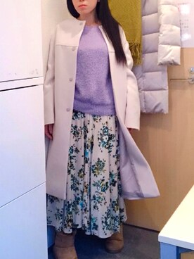 「maitresse（メトリーゼ）のアイテム」を使った、みさん（レディース・152cm）の冬コーディネート