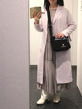 「CLEARIMPRESSION （クリアインプレッション）のアイテム（パンツ）」を使った、みさん（レディース・152cm）の春コーディネート