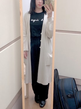 「CLEARIMPRESSION （クリアインプレッション）のアイテム（パンツ）」を使った、みさん（レディース・152cm）の春コーディネート