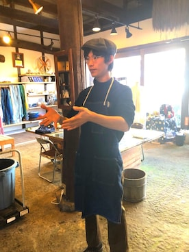 「エプロン」｜406号室さん（メンズ・170cm・20代）の冬コーディネート