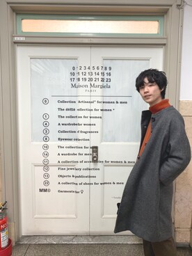 「MARTIN MARGIELA（マルタンマルジェラ）のアイテム（その他）」を使った、406号室さん（メンズ・181cm）の冬コーディネート