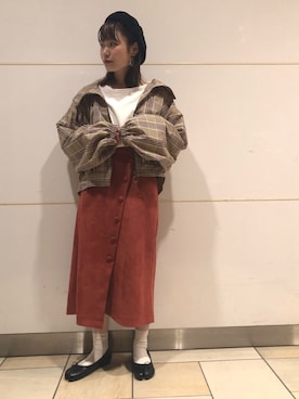 「w closet」｜「アイテム（ブルゾン）」を使った、harumi ootukaさん（レディース・153cm）の夏コーディネート