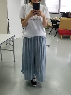 「Keds（ケッズ）のアイテム」を使った、ktkc_ECさん（レディース・168cm）の夏コーディネート