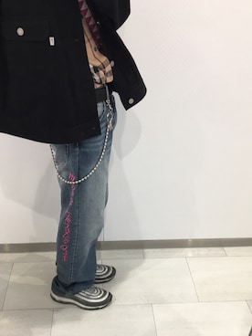 「バーバリー」｜「アイテム（デニムジャケット）」を使った、優大さん（メンズ・177cm）の春コーディネート