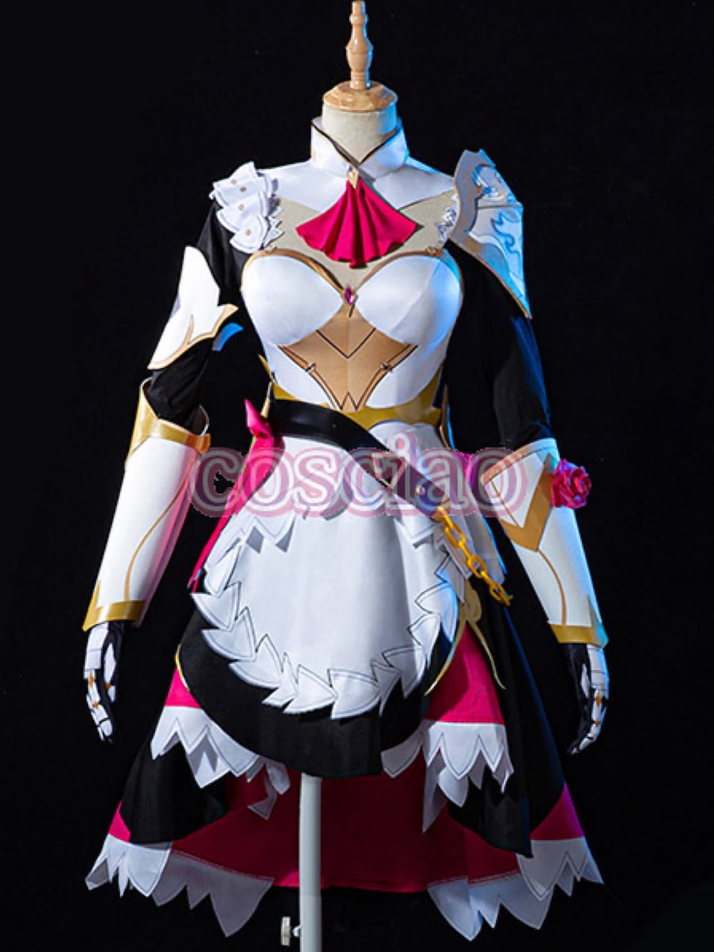 「原神、コスプレ、ノエル、メイド服、かわいい」｜「cosciaoの原神 ノエル 初期姿 コスプレ衣装 かわいい メイド服（ワンピース、その他）」を使った、茶緒さん（レディース・167cm）の春コーディネートの1枚目の写真