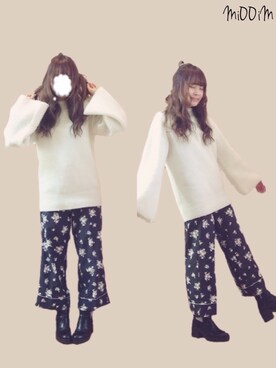 𝐌  さん（レディース・159cm）の冬コーディネート