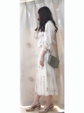「Lily Brown」｜「アイテム（ブルゾン）」を使った、𝐌  さん（レディース・159cm）の春コーディネート