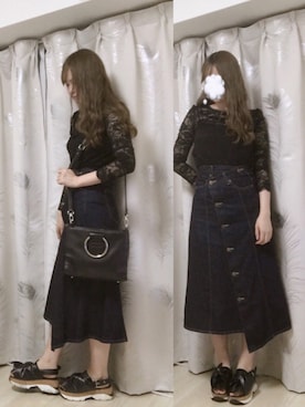 𝐌  さん（レディース・159cm）の秋コーディネート