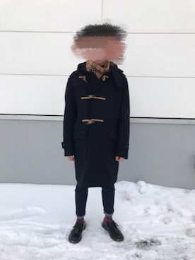 「アイテム（ダッフルコート）」を使った、tommyさん（メンズ・170cm・10代）の冬コーディネート