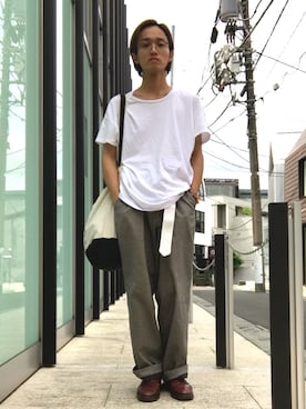 「kolor（カラー）のアイテム」を使った、ひいろさん（メンズ・172cm）の夏コーディネート